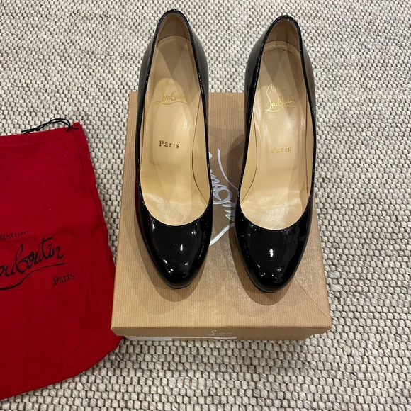 Christian Louboutin New Simple Pump 100 Patent Calf Size 38/8